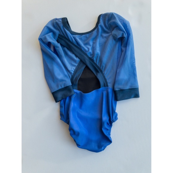 Five Dancewear YM Blue Bodysuit - Picture 4 of 5